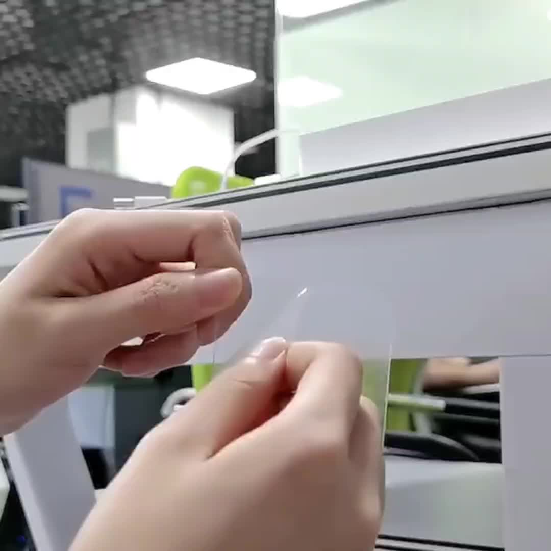 Double Tape Bentuk Kotak Tempelan Nano Transparan Dobel Tip Papan Perekat Super Kuat