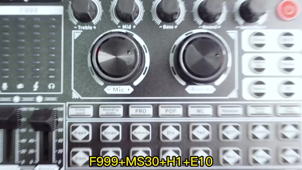 Gonew&samtriaudio rekomendasi bersama soundcard F999+MS30+H1+E10