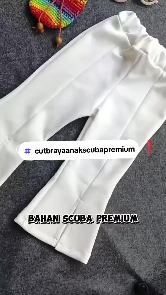 Kulot/Celana Anak Perempuan Model Cutbray Bahan Scuba Premium Gred A Untuk Usia 2-10 Tahun Fashionable & Nyaman Celana Anak Import Cargo Bawahan Anak Perempuan Harian