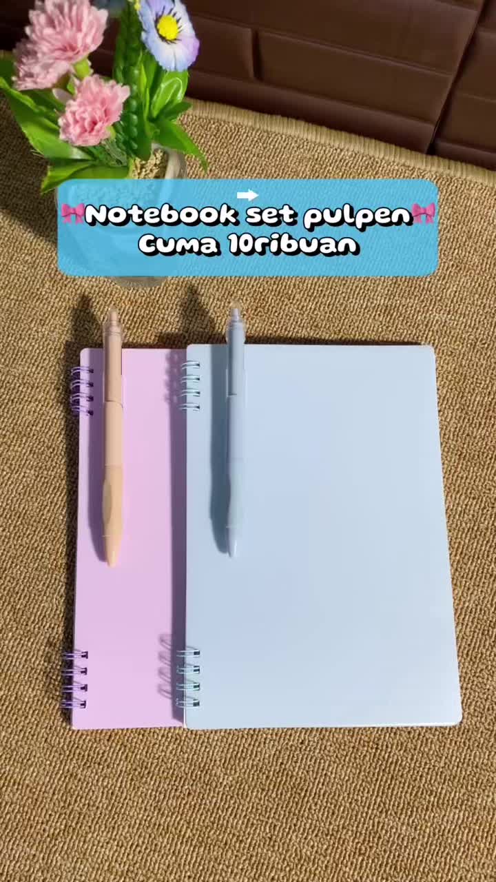 [READY] Aimilo Notebook Set Buku & Pulpen Koil 8 Lubang Yang Ditingkatkan Buku Diary Aesthetic Buku Jurnal Buku Catatan Buku Note Stiker Buku Tulis Aesthetic Sekolah Stationary Kertas Binder Stationery Paper Tinta