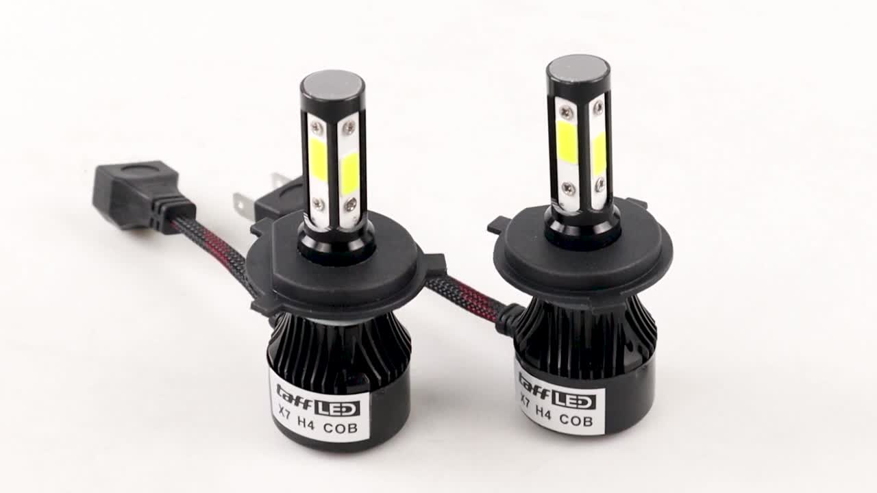 Lampu Mobil LED COB Headlight H4 Cool White 2 PCS - 75818-4CN - TaffLED Dandees Store Infinity Car Kendaraan