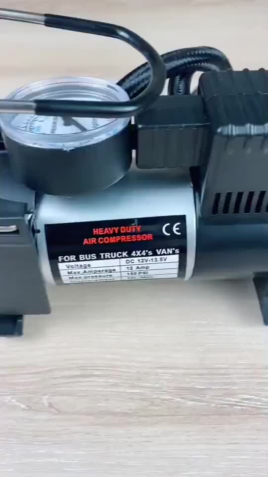 Kompresor Mini cet heavy duty150 psi dan Adaptor 12v 5A - Pompa Ban Air Compressor DC 12V Kabel 2.5 Meter + adaptor - Bisa Untuk Pompa Balon Ban Motor Sepeda dan Mobil