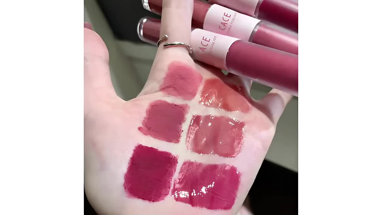 Ladamai CACE x DIRC 2in1 Matte + Glossy Lipstik Lip Mud Lip Cream Lip Gloss Lip Tint Dua Sisi Lipstick Matte Glossy Tahan Lama Lipcream Liquid Liptint Bibir