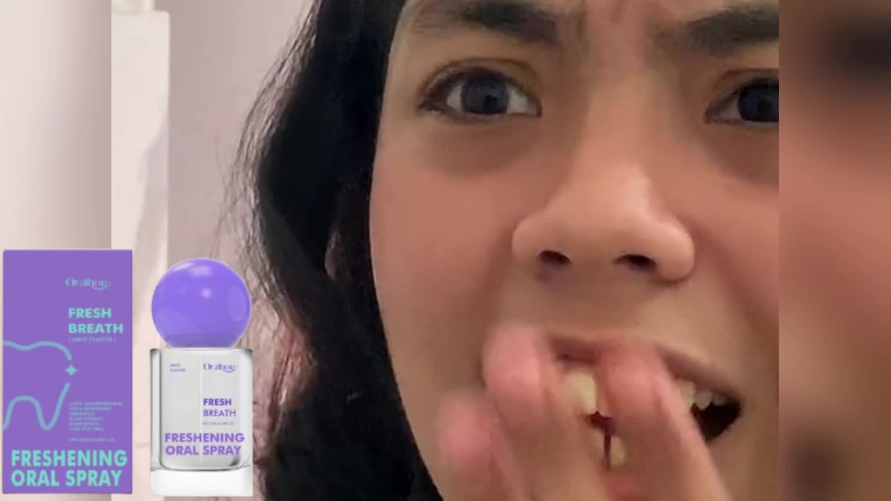 Mouthspray Penghilang Bau Mulut Semprotan Mulut Segar  Formula Portabel untuk Napas Lebih Segar Sepanjang
