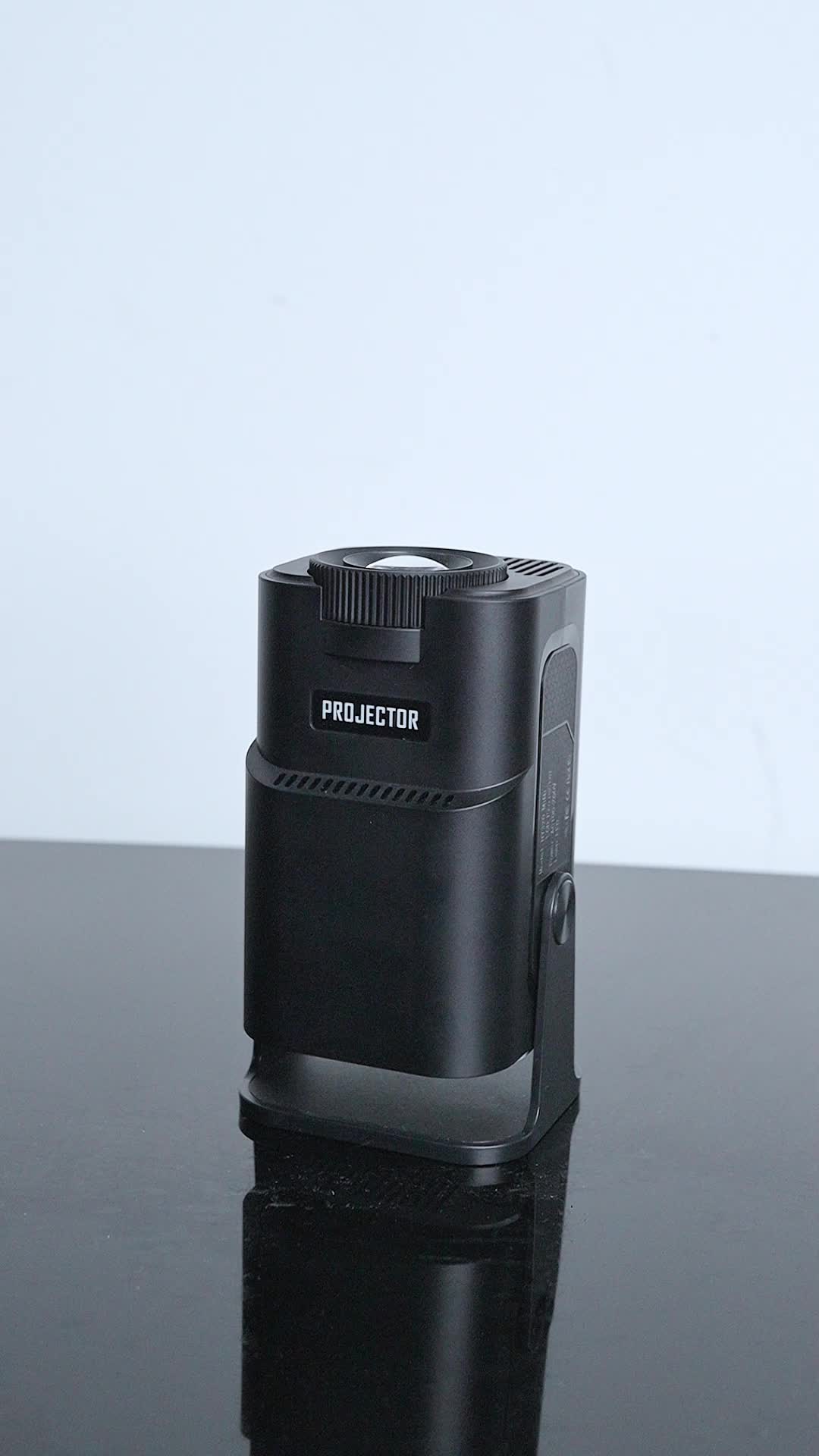 HY320 Mini 4K  Proyektor - Android 11 HDMI Screencast 720P 20000 Lumens 180°  Free Projection Dual Band wifi6 BT5.0 Auto Keystone Correction Mini Projector Low Noise Built-in Speaker for phone laptop Proyektor