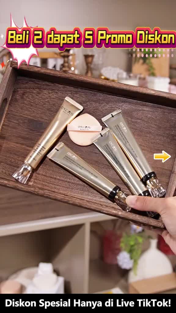 ONLYOU Foundation Concealer, Pengontrol Minyak, Kulit Kering, Pelembab Tahan Lama & Serum Foundation Melembabkan dan tembus cahaya SPF25 PA+++ 【COD】
