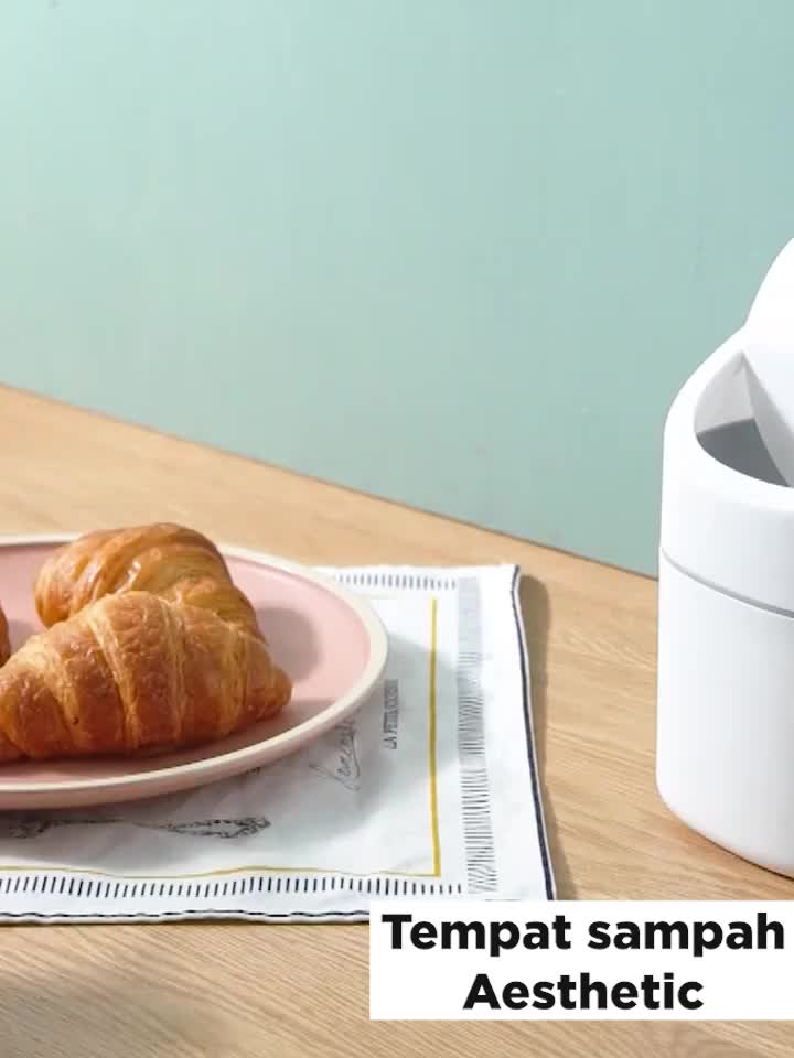 DEJAVU Tempat Sampah Mini Trash Bin Aesthetic Tong Sampah HSB785