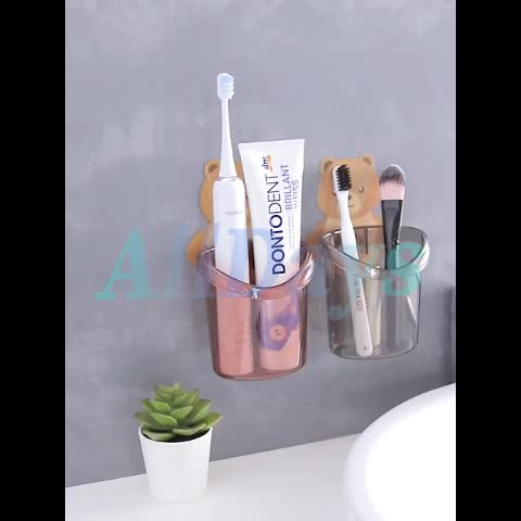 Tempat Sikat Gigi Bear Wadah Sikat Gigi Karakter Beruang Bear Cup