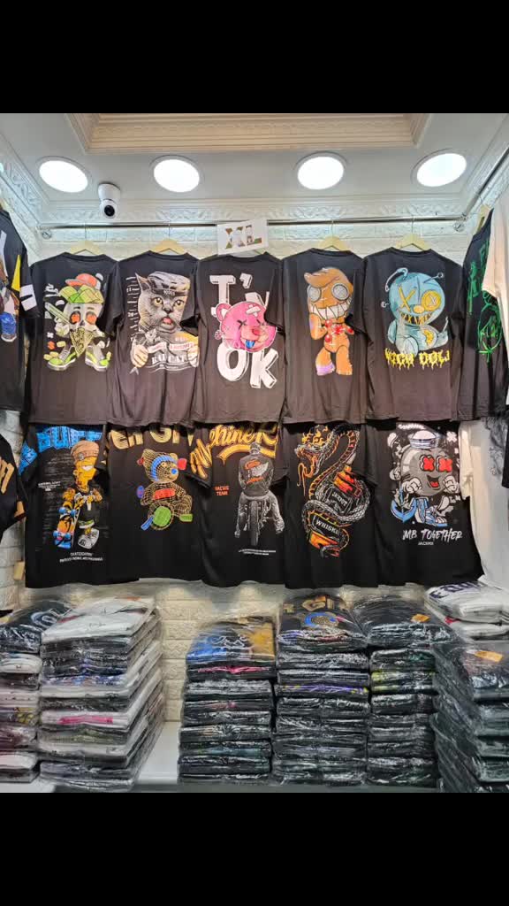 Baju Kaos Tshirt Distro Terbaru Sablon Bergambar Boneka Kelinci Warna Hitam Atasan Lengan Pendek Motif Sablon Sampai Lengan Keren Bahan Katun Combed 30s Bisa Cod Hitam