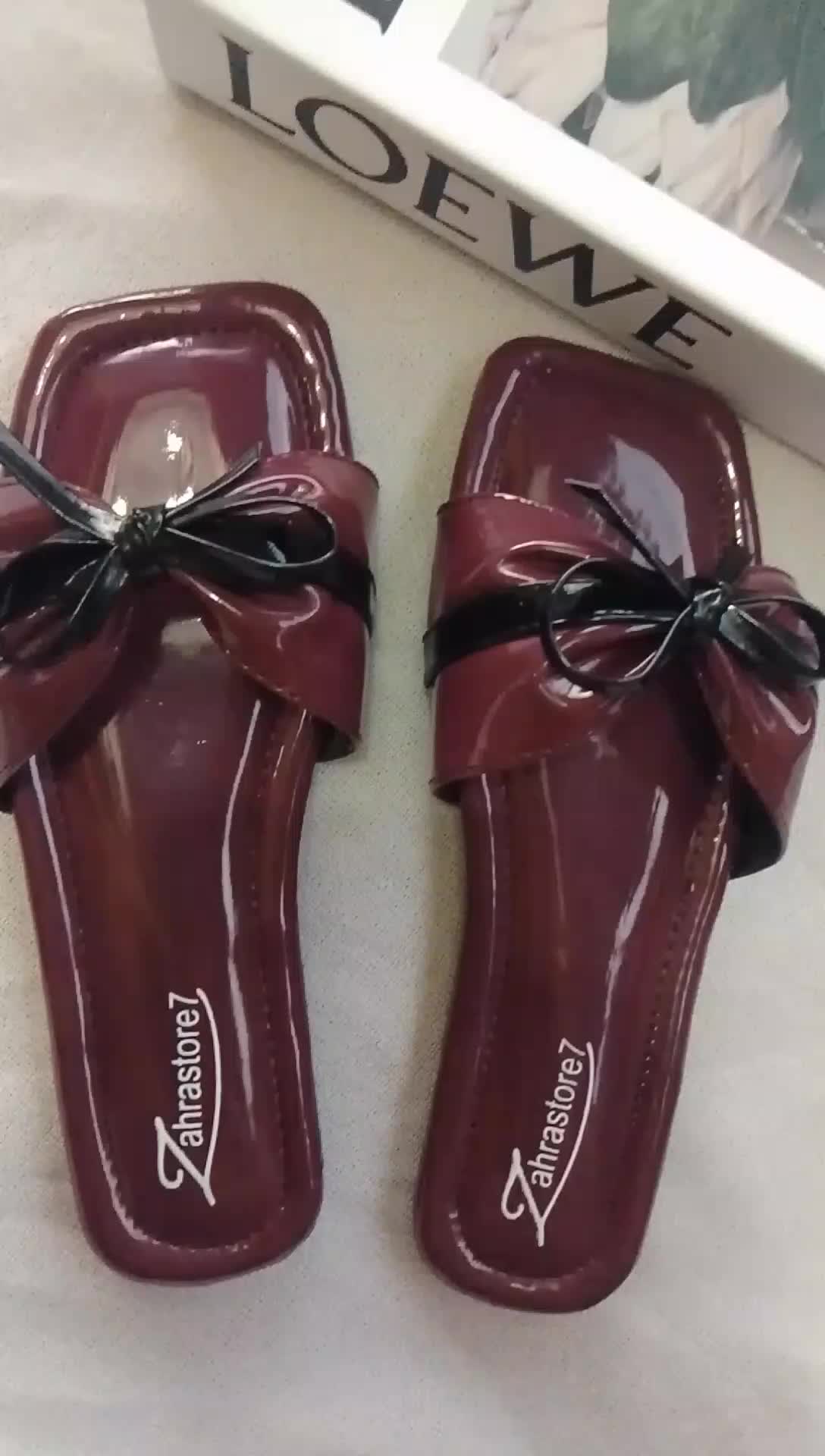 SANDAL SANDRI teplek sandal kokop SANDAL BURGUNDI sandal hitam Sandal dan sandal jepit Sendal Wanita antiselip tan+abu abu la pepa burgundy selop simpel imut