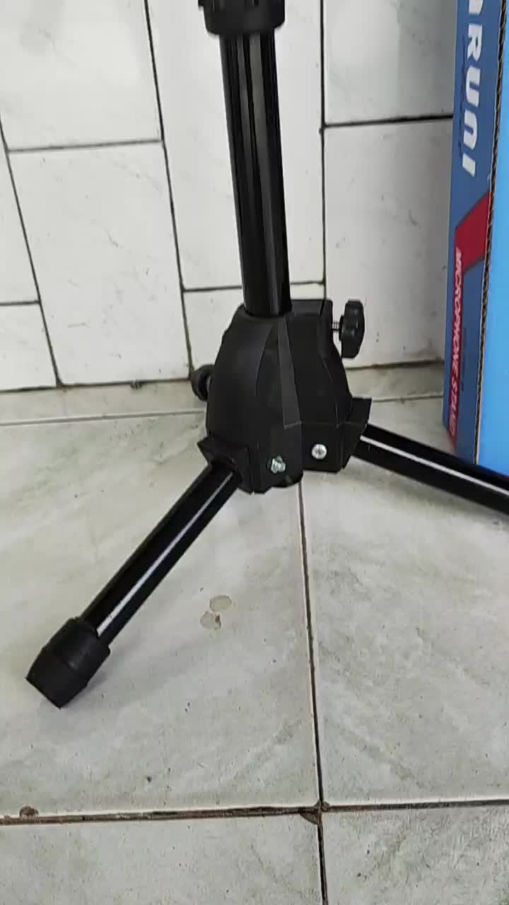 stand mic maruni pendek hitam / tiang microphone plus holder mic tidak kabel