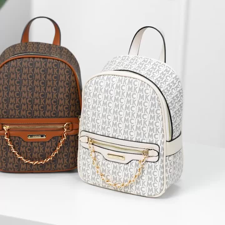MKMC SHOP Tas Wanita Ransel Cewek Mini Backpack Kulis Tas Kerja Kulit Aesthetic Kuliah Tas Sekolah Korean Style NEW ARRIVAL  #679