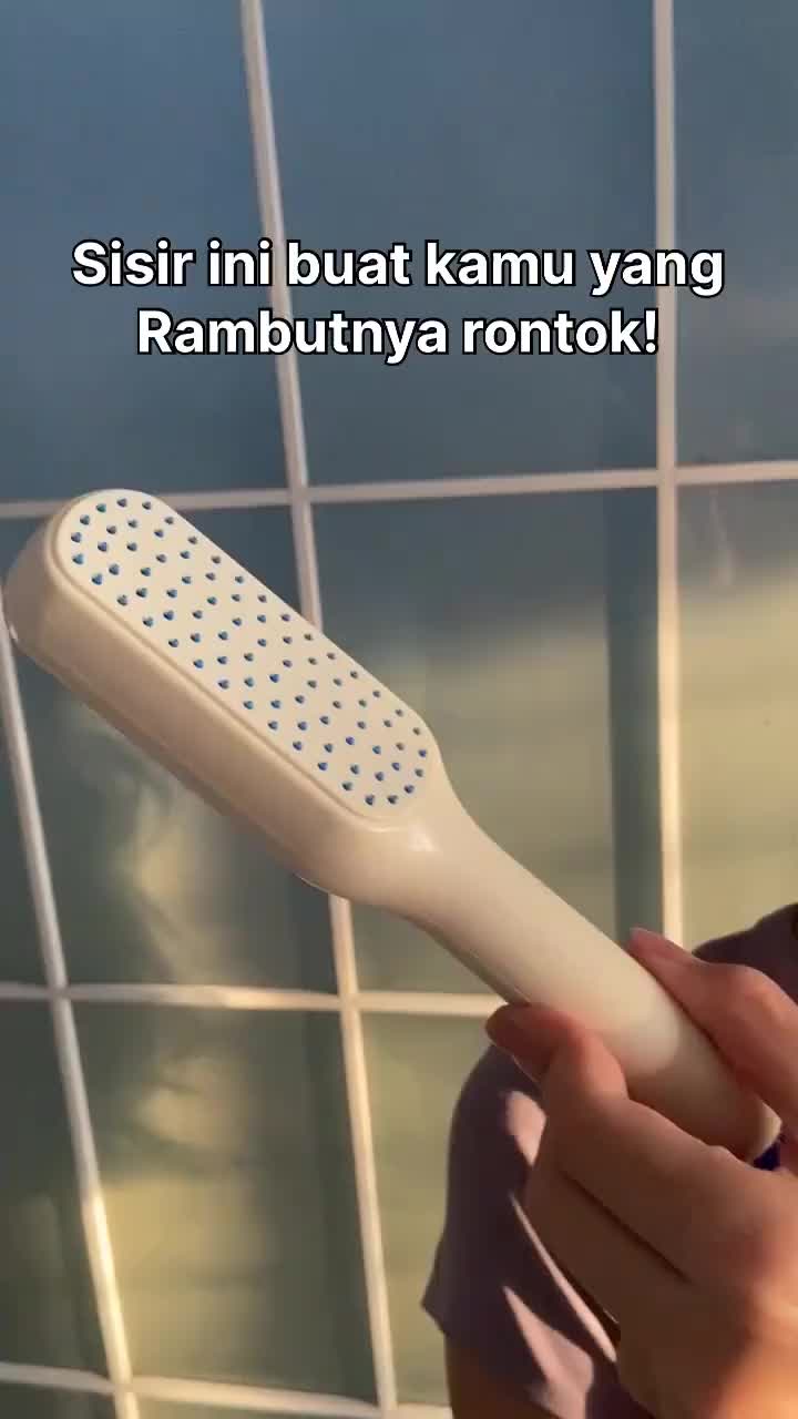AOSAN Sisir Rambut Anti Kusut Multifungsi / Sisir Pijat Kepala Untuk Rambut Basah & Kering / Sisir Antistatis Anti Rontok gentle detangling brush