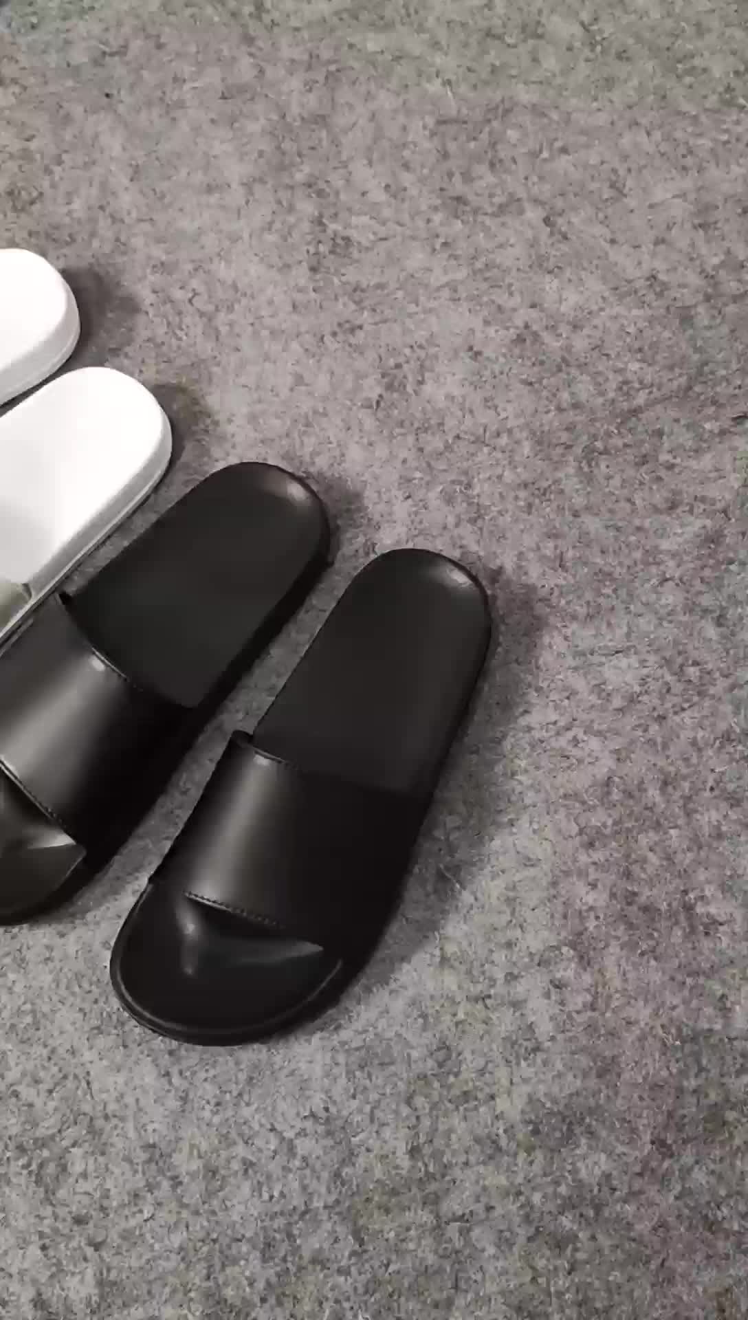Sendal anti air pylon slide polos tanpa mengunakan lem Karet Shoes Sandal 36 - 43 Pria Selop