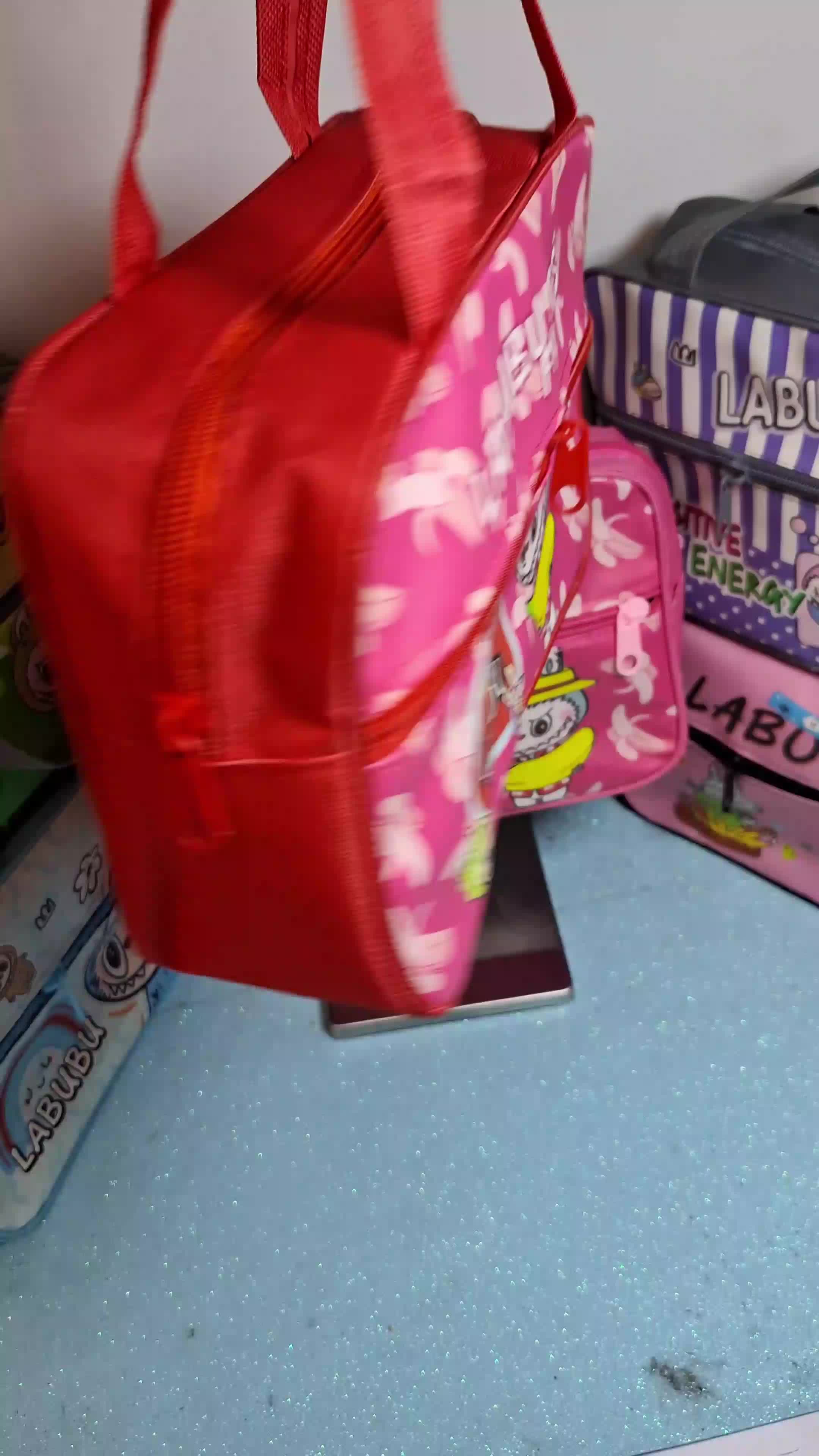 Tas Bekal printing karakter reslting 2/Tas make Up Wanita