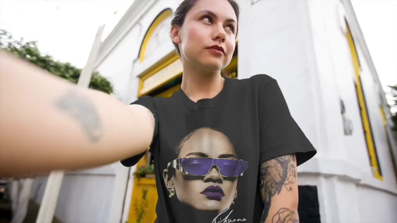 Rihanna / Stonewash / Boxy Oversize  / Reguler Upsize / Kaos Skena Music