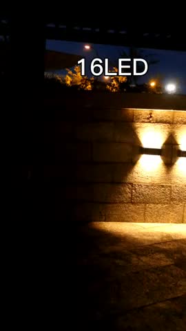 Lampu Hias Dinding Taman Outdoor/Indoor Tenaga Surya Sensor LED Solar Halaman Pencahayaan Waterproof