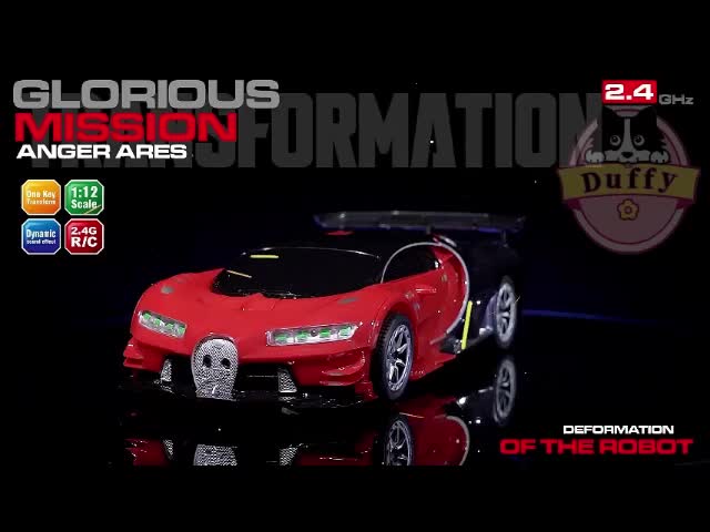 Mainan Mobil Remote Control/Remote Control Mobil Sport Car Robot Transform/Rc Mobil Remote Transformer Robot/Rc Car Transformer 1:18 Mobil Remot Jadi Robot Baterai Cas/Mainan Autobot Remot Kontrol Mobil Berubah Jadi Robot/Remote Control Car Mobil Robot