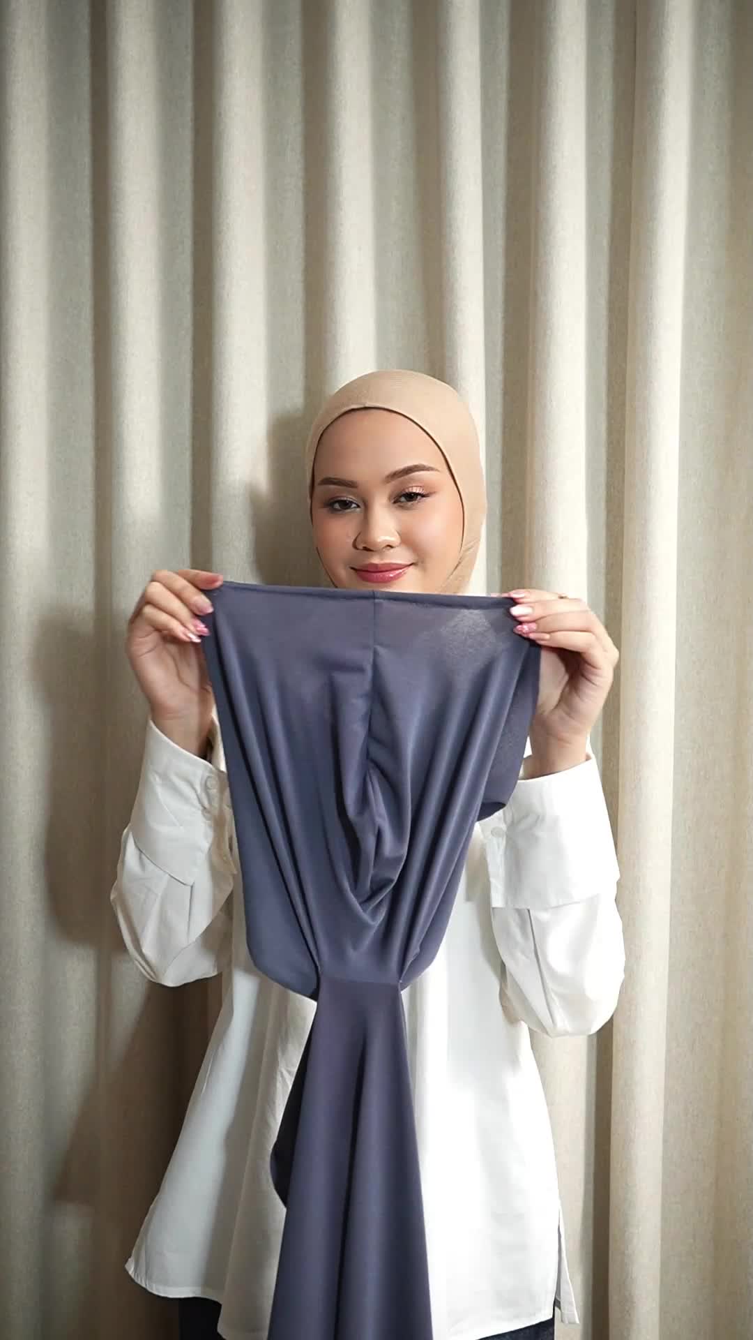 Nabillasyal x HijabChic | Hijab Crop | Hijab Instant Kekinian | Linea Series