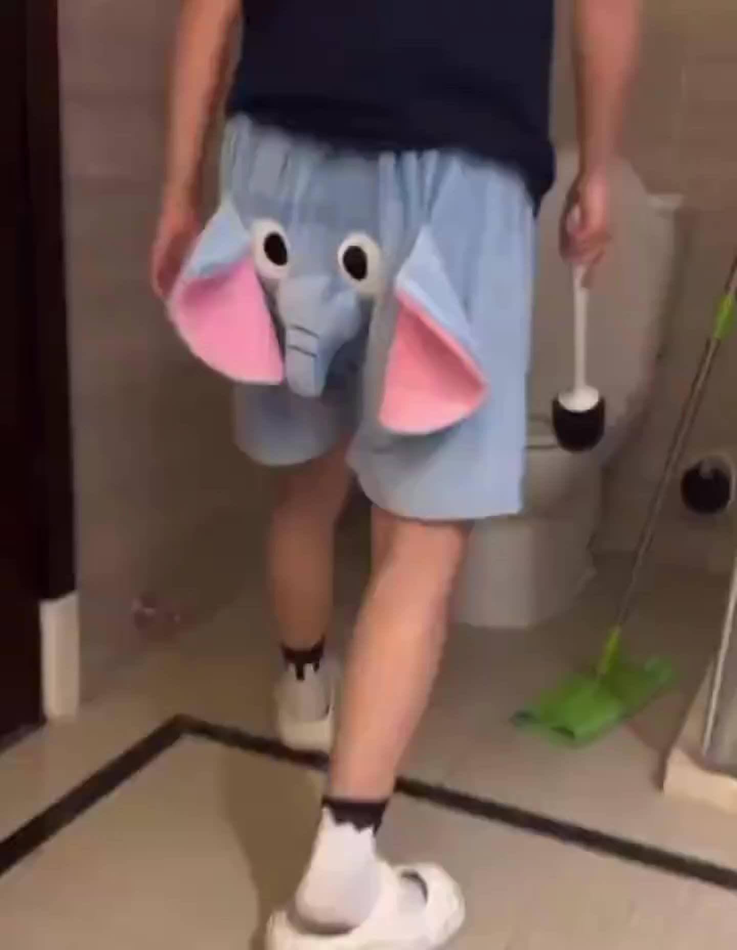 Elephant Shorts for Men Women Couples Little Flying Cute Funny Casual Home Elephant Couples Pajama Pant