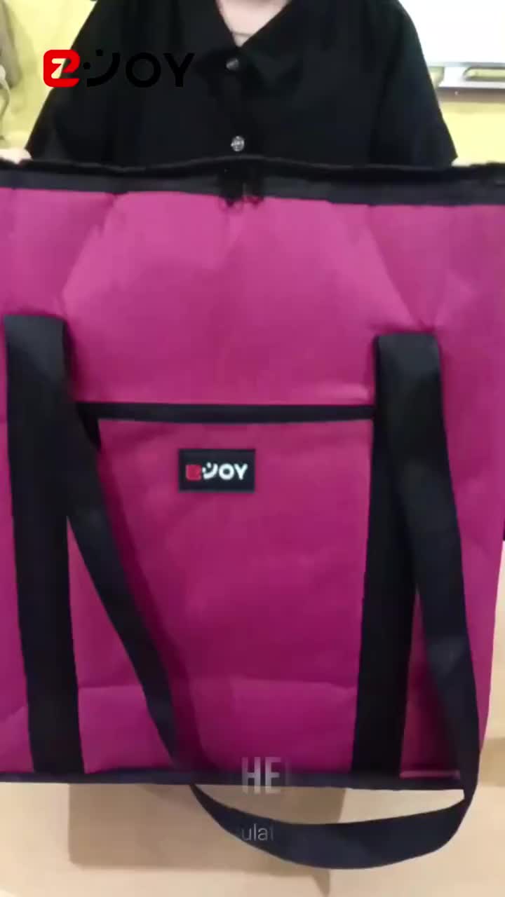 Thermal Cooler Bag HITAM / Tas Penyimpanan makanan Serbaguna / Travel Bag / Thermal Delivery Bag