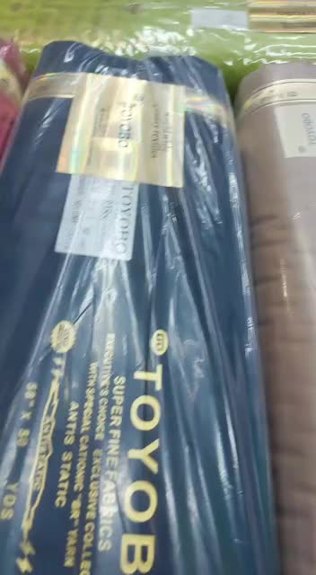 KAIN TOYOBO RM TOJIRO (GRADE A) - GROSIR MIN 1 ROLL