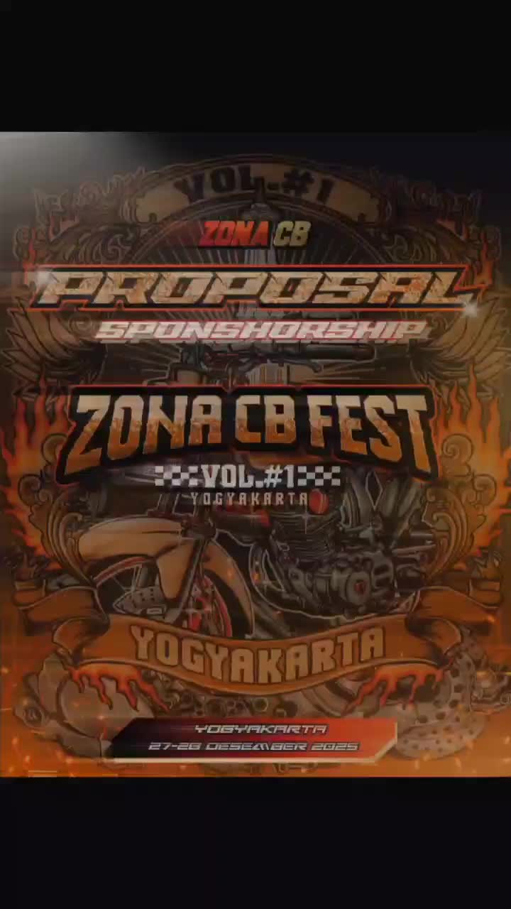 KAOS ZONA CB FESTIVAL VOL 1 2025 ORIGINAL / KAOS ACARA ZONA CB FEST