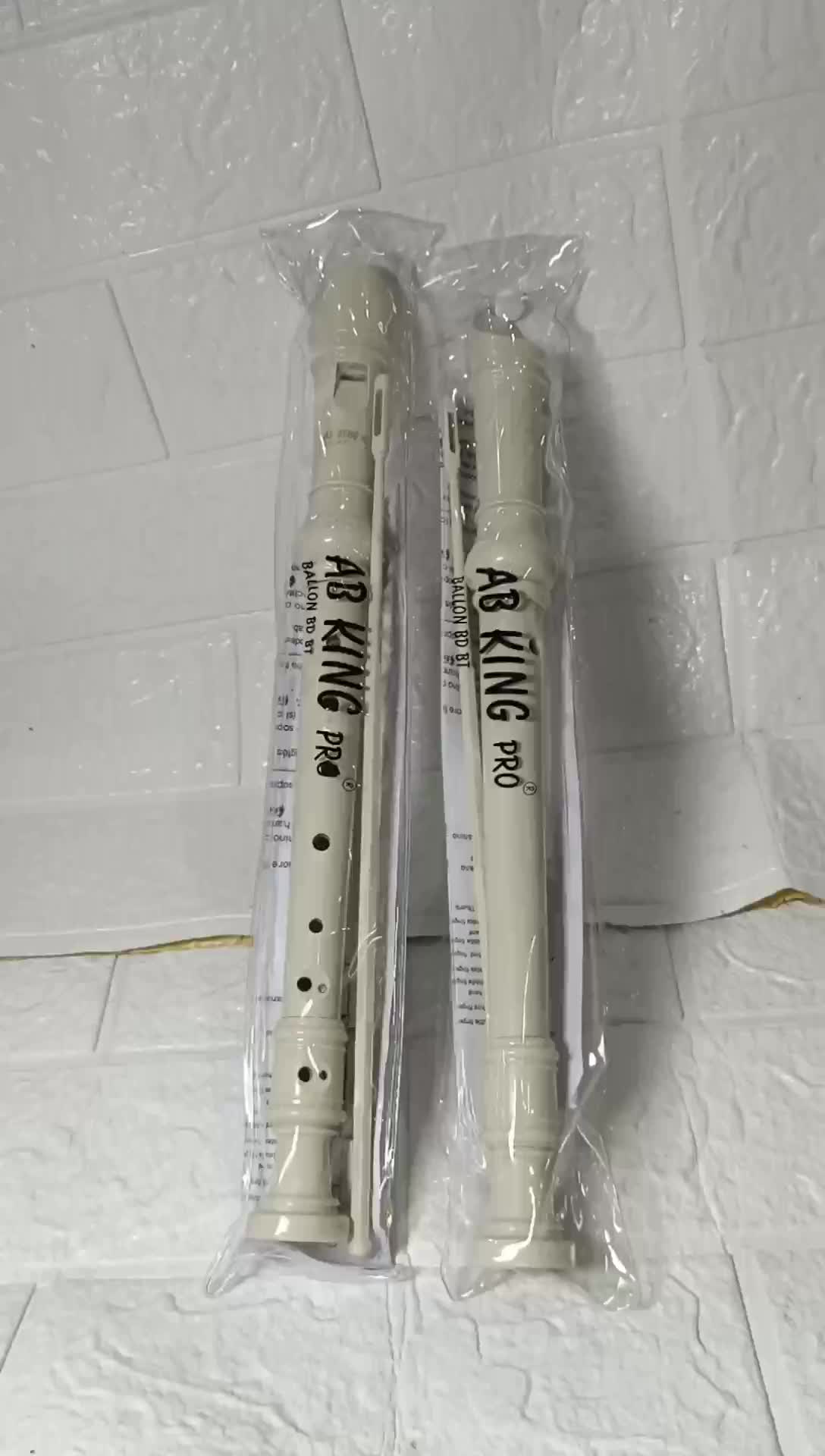 Seruling/Recorder AB King Pro Gading Ukuran 32cm - Alat Musik Tiup Suling Plastik Termurah