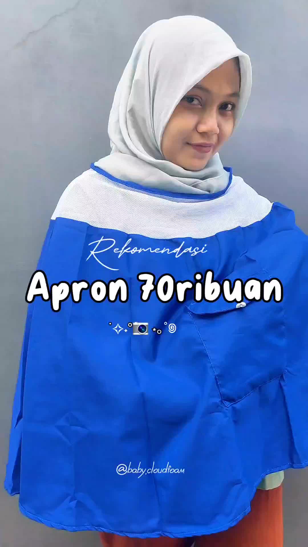 Baby Cloudfoam Nursing Cover Apron Menyusui Bayi Full Cover Bunda