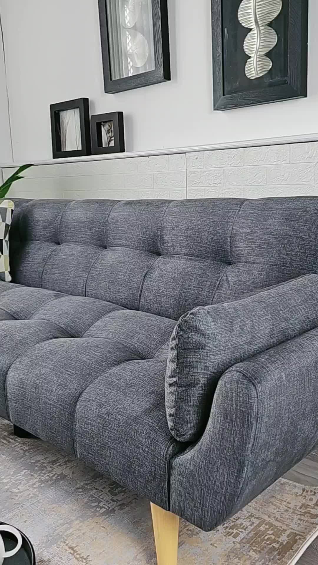 Alma sofa bed 1 seater dan stool FREE ONGKIR Jawa-Bali* lipat