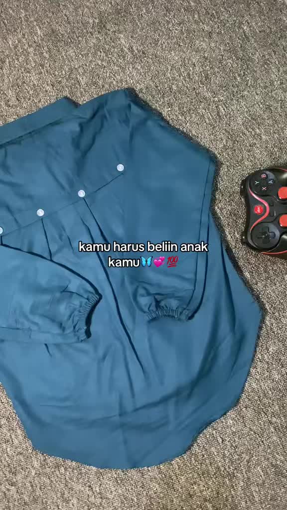 Kemeja Perempuan Polos A2M Korea Style 6-10 Tahun - Fashion Atasan Anak