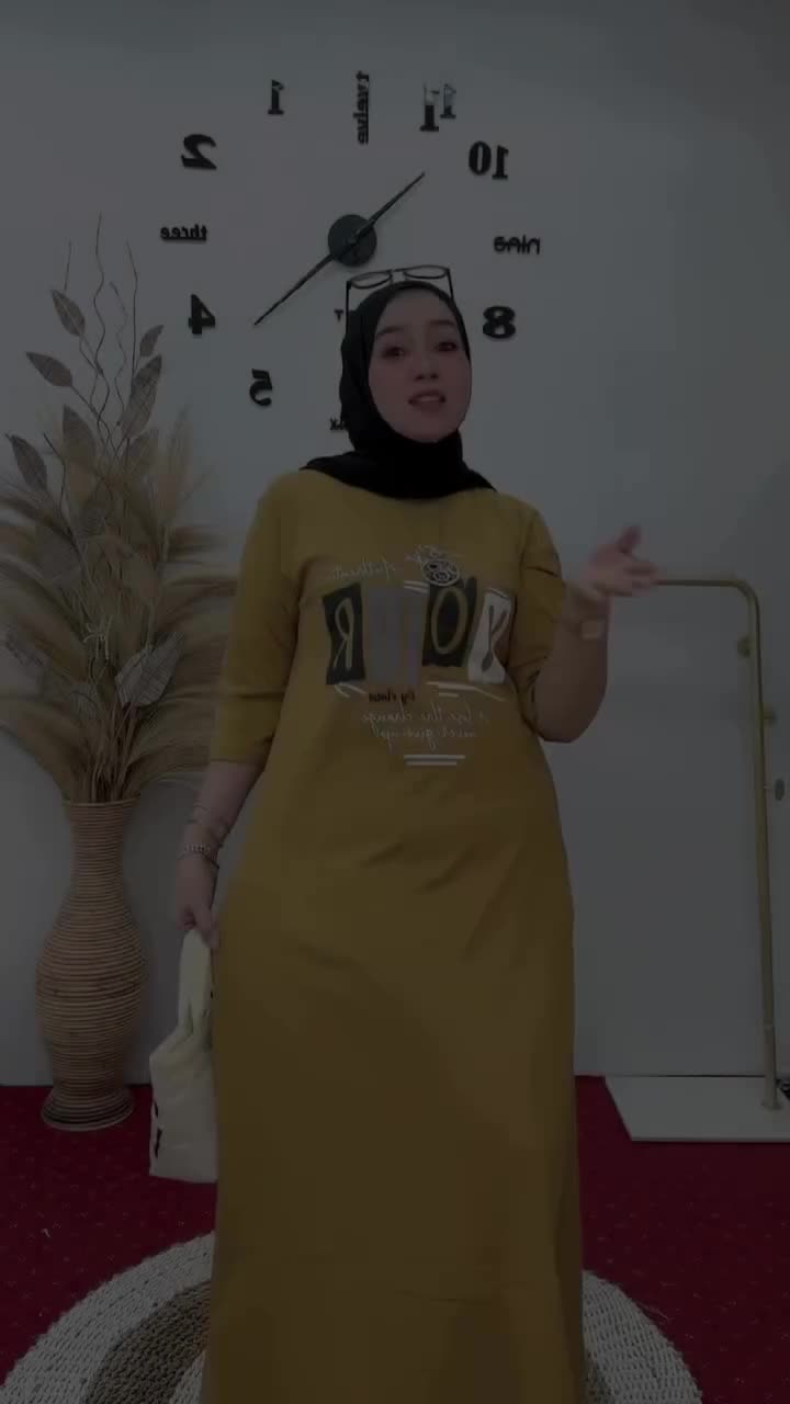 GAMIS KAOS TERBARU LD 105 Dress Syari TERNYAMAN BY NABIL COLLECTION GAMIS VIRAL Muslim