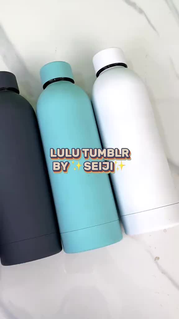 Tumbler Lulu Custom Cetak Grafir Souvenir/Promosi Cetak Nama/Logo/Karakter