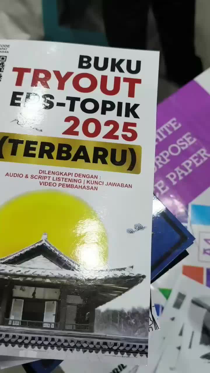 TRYOUT EPS-TOPIK 2025 (SET 26-50) 100% DARI EPS-TOPIK 2024 (DILENGKAPI VIDEO PEMBAHASAN)