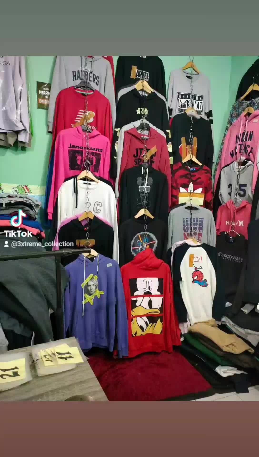 KODE CO NO  61 - 100, HOODIE CREWNECK TIKTOK SHOP