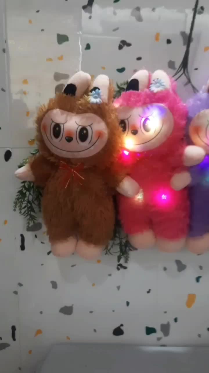 Boneka Labubu the monster LED siz S 30cm