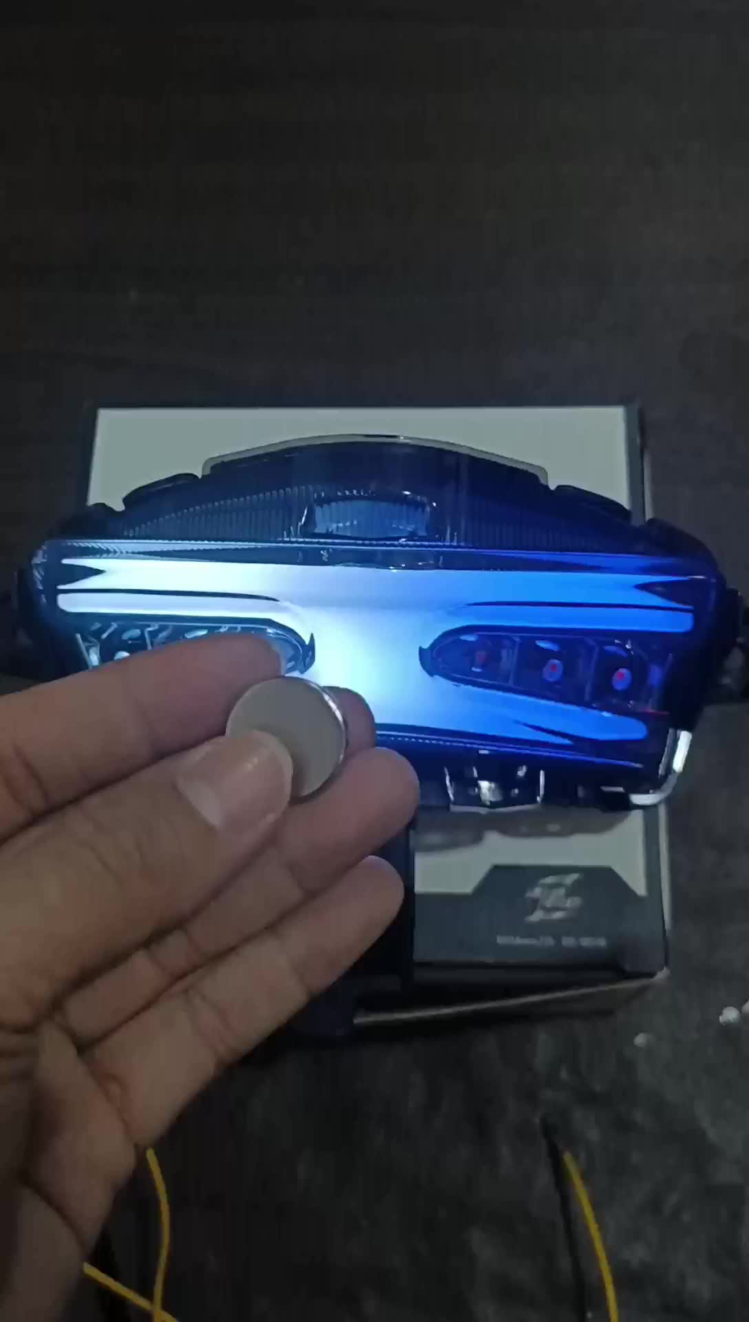 Lampu stoplamp aerox old RGB magnet control 7 in 1 lampu belakang aerox 155 lama Motorcycle