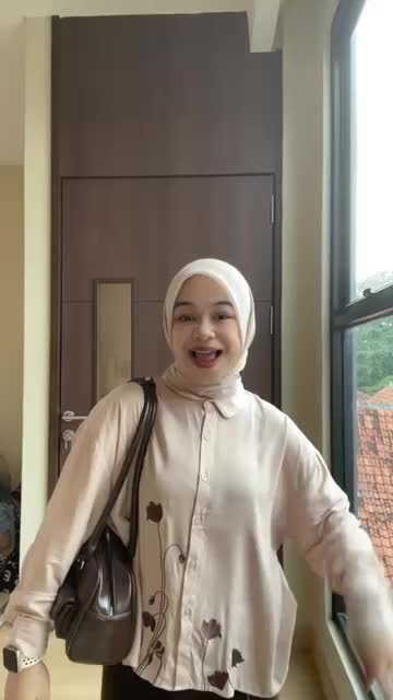 Rayana Atasan Blouse Rayon Bordir Polos Oversize Wanita Panjang Basic