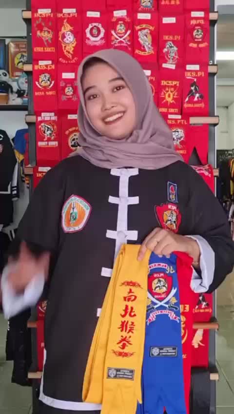 IKS.PI KERA SAKTI Sabuk Biru Polos 3 Meter SB 07A Bahan Peles Bordir Komputer Jahitan Rapi Pasker Sabuk Silat
