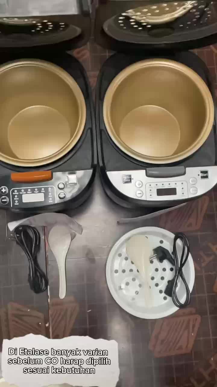 Rice Cooker Penanak Nasi Digital 5-10 orang Anti Lengket Watt Rendah 5L