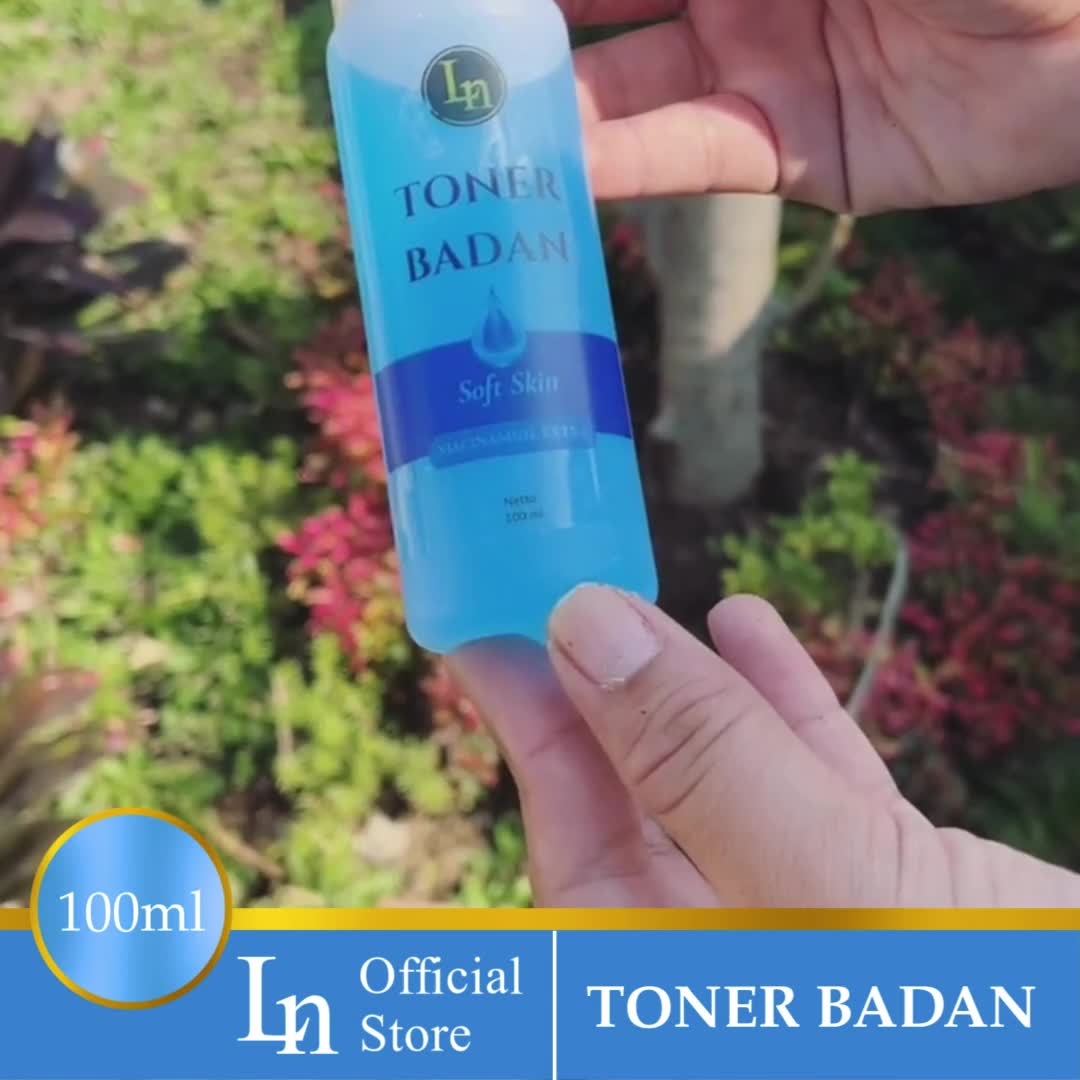 Toner Badan ORI LN DOSTING Super Premium 100ml - Pembersih Daki & Antioksidan dengan Niacinamide Extra Halal & BPOM - LN Official Store