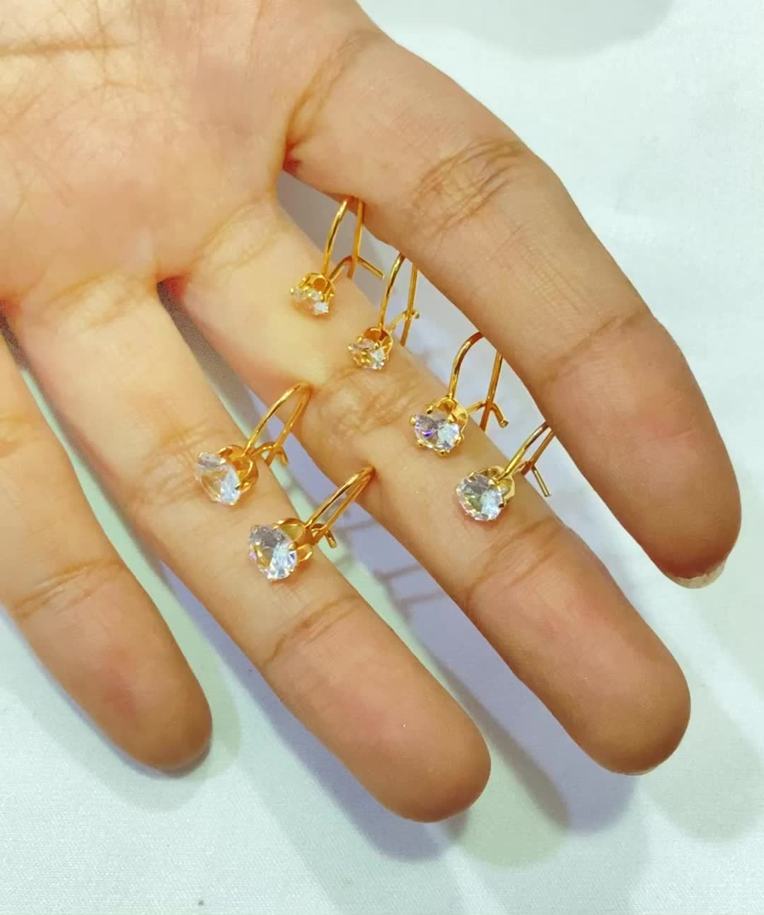 Anting Xuping Permata Desi Lapis Emas Anti Karat [COD] ALE46