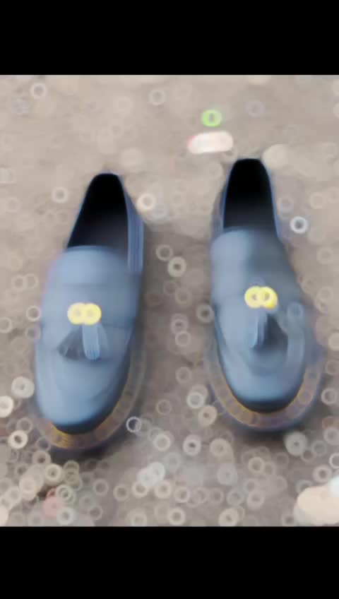 Sepatu dokmar variasi smile pria/wanita terbaru dan termurah Hitam Kerja Flat Shoes