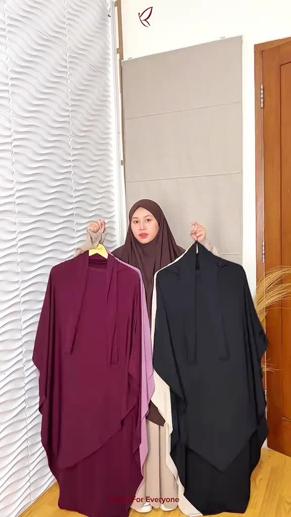 IMAZAN French Khimar Jumbo Hijab Instan Syari Jersey Korea 4 in 1 Bisa Cadar Shaima Series Umroh