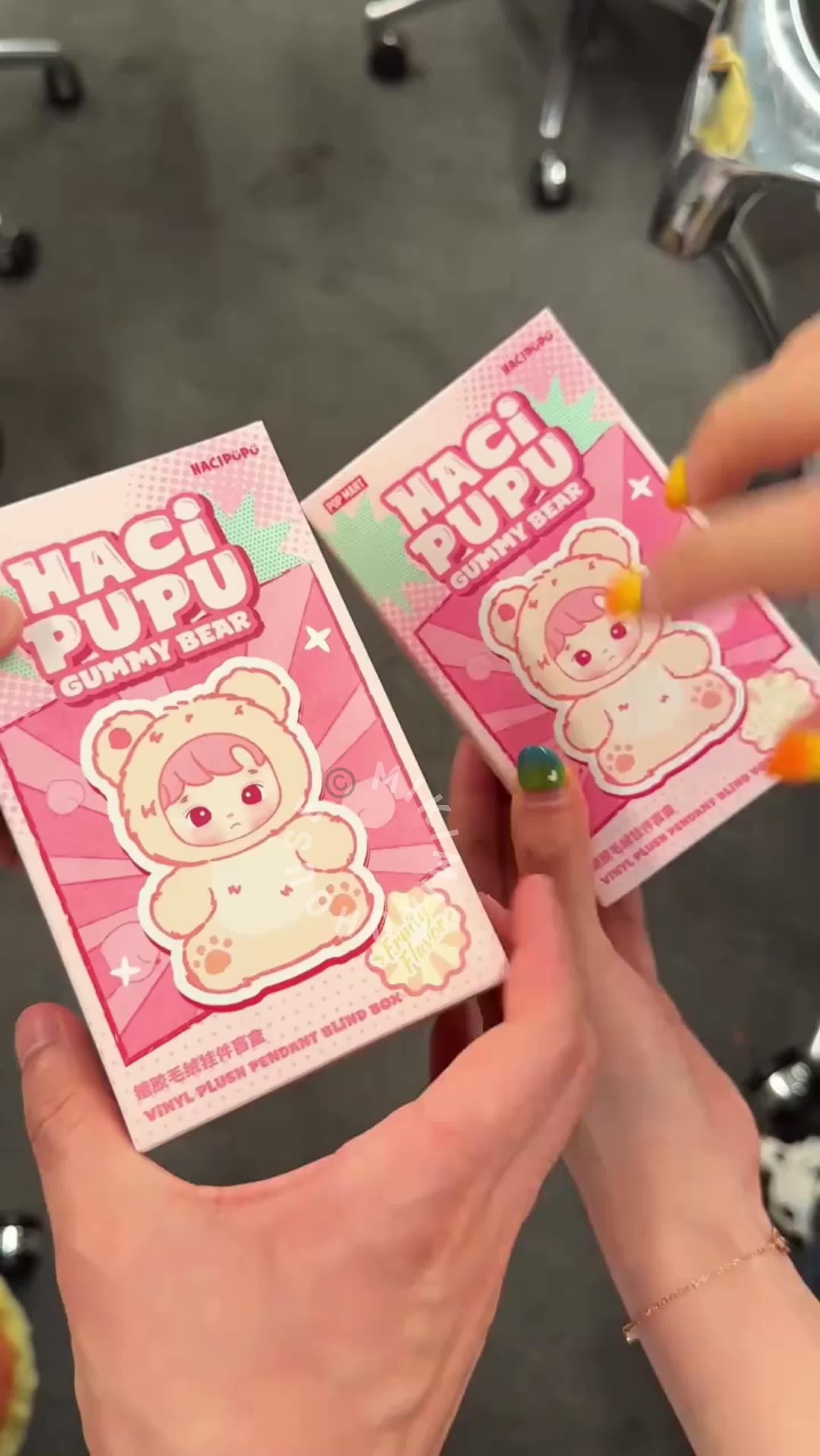 ADA WANGINYA HACIPUPU GUMMY BEAR BEARS PERMEN VINYL BLINDBOX BLIND BOX FIGURE GANTUNGAN PLUSH KEYRING KEYCHAIN TAS