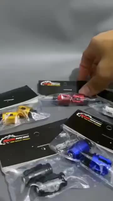 AKAI RACING Tutup Pentil CNC Variasi G0240 - Tutup Pentil Sepeda Motor Mobil 1set 2Pcs Luminous Gold Silver Hitam Biru Merah
