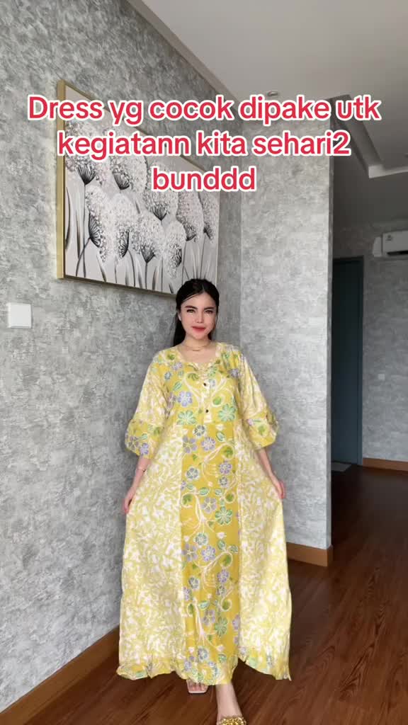 Daster maura Lowo kekinian motif bunga bahan rayon supet LD 110 ( bisa cod ) Casual