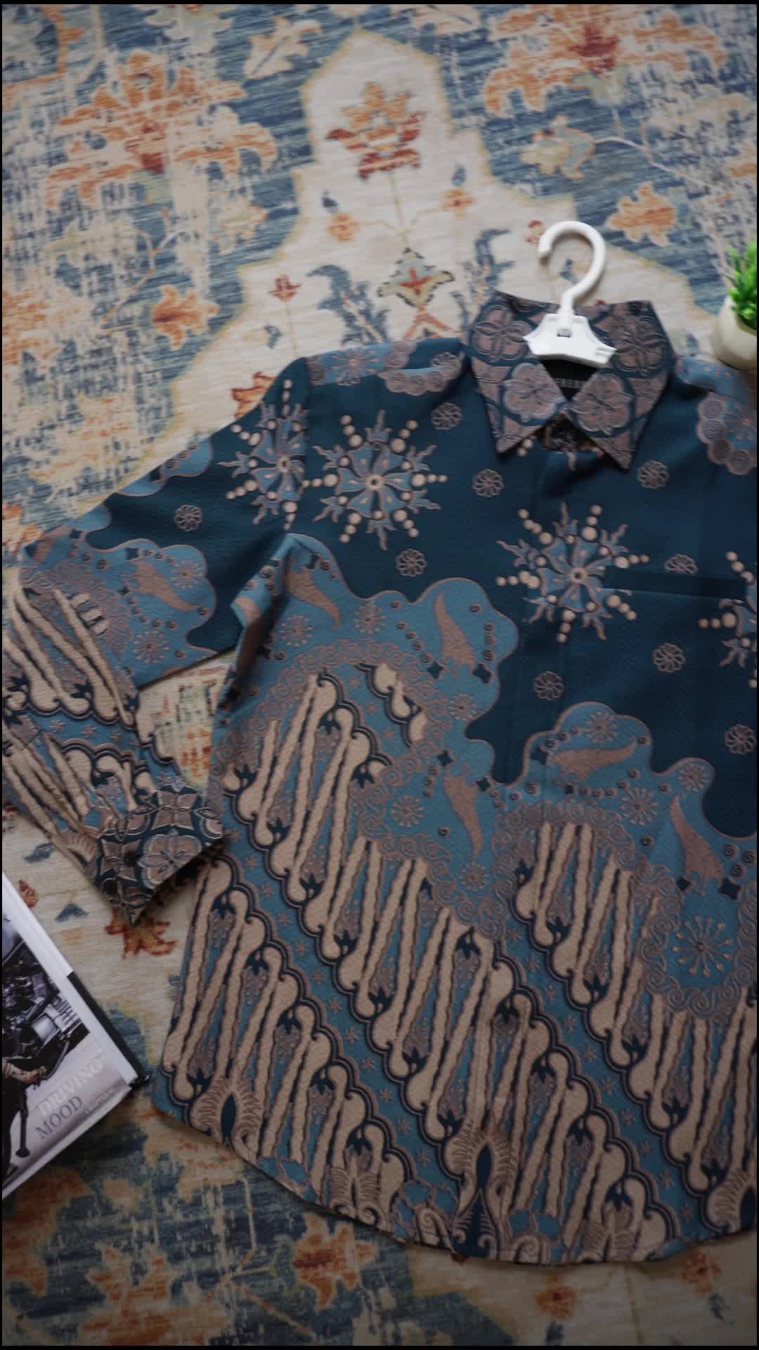 Batik Slimfit Emerald Long Sleeve A689 Pria Panjang
