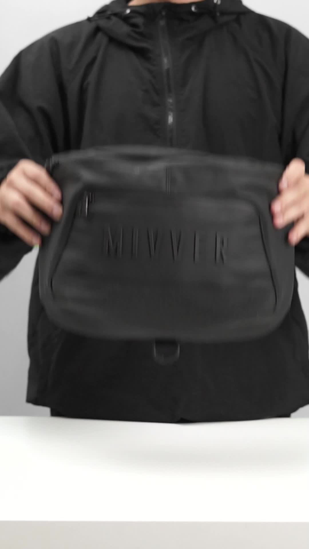 MIVVER | CURVAL Tas Tablet Ipad 11" Slingbag Tas Selempang Pria Messenger Bags Black Waterproof Anti air Cowok Waistbag Pinggang