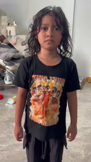 KFS Kaos Anomali Anak Karakter Tung Tung Tung Sahur Usia 1-13 Tahun Fashion Katun Santai Harian